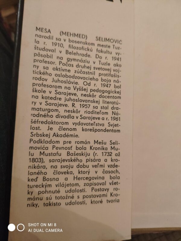 Pevnost - Mesa Selimovic