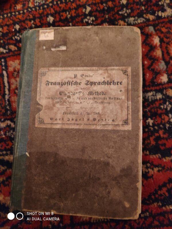 Franzofifche Eprachlehre