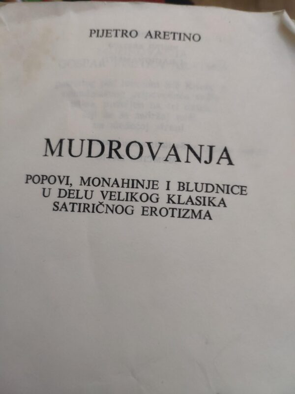 Mudrovanja - Pjetro Aretino