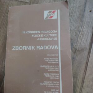 III kongres pedagoga fizicke kulture jugoslavije