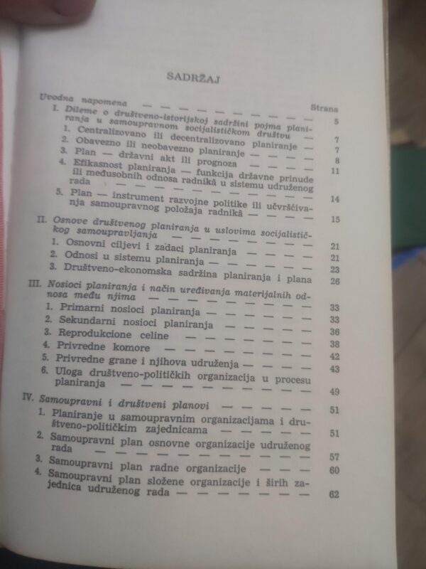 o sistemu samoupravnog planiranja - Edvard Kardelj