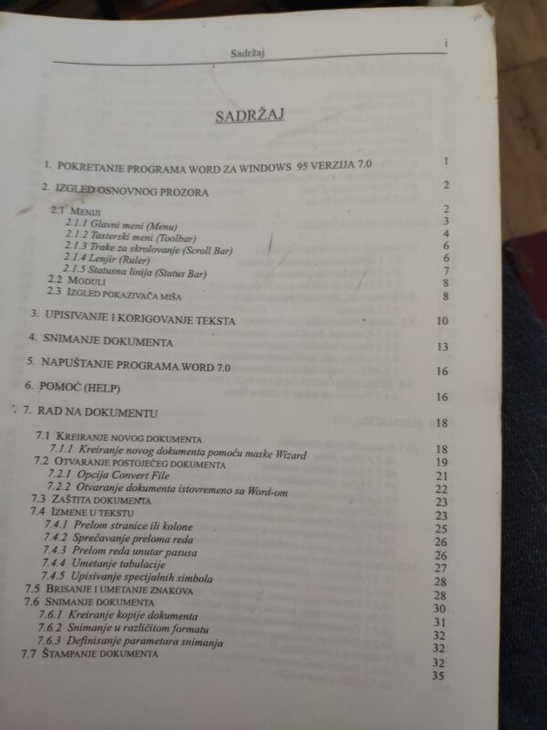 Microsoft Word 7,0 - Jasmina Milovanovic