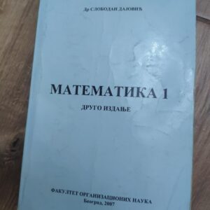Matematika 1 - Slobodan Dajovic