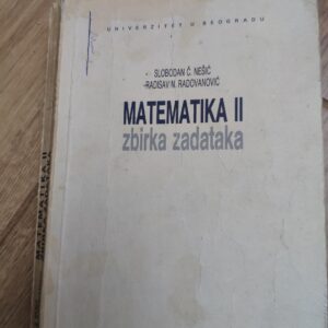 Matematika II zbirka zadataka