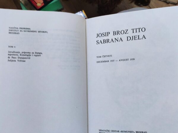 josip broz tito sabrana dela