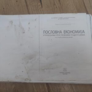 poslovna ekonomija - upravljanje poslovnim podrucjima