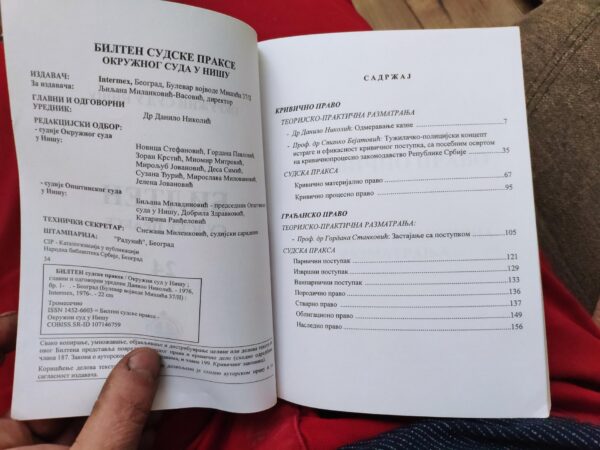 Bilten Sudske Prakse 24 i 25 i 26