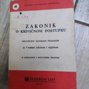 136758050_627174fda2ae72-55264479IMG_20220429_22.jpg Zakonik o Krivicnom Postupku objasnjen sudskom praksom