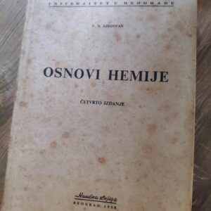 Osnovi Hemije - V N Njegovan