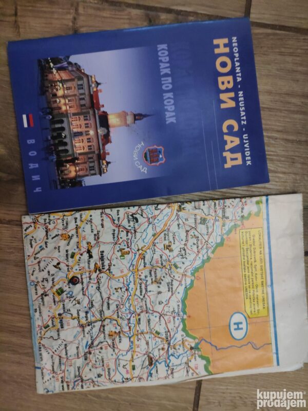 vodic korak po korak Novi Sad i karta jugoslavije