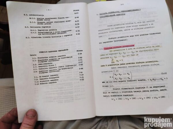 Primena Metoda Matematicke Statistike u Hidrologiji
