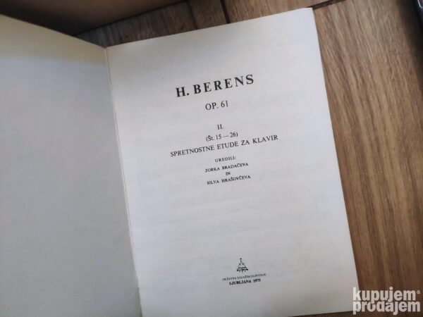 H Berens OPUS 61