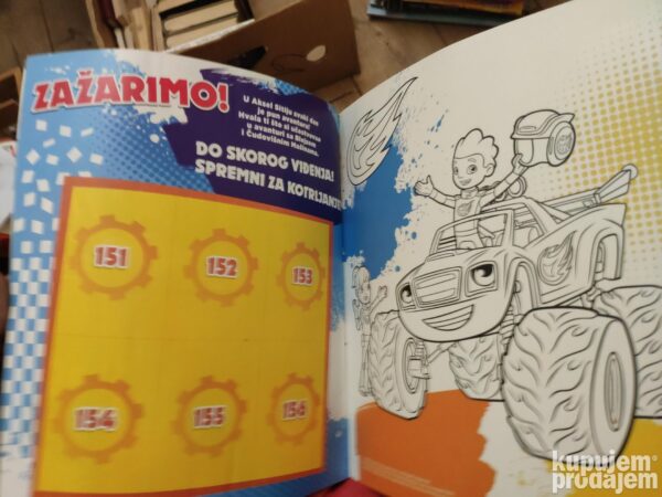 BLAZE and the monster Machines album sa slicicama