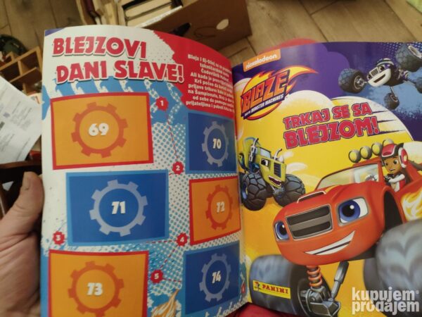 BLAZE and the monster Machines album sa slicicama