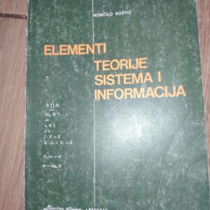 146534394_63c3dfae3a3253-66373307IMG_20230115_10.jpg Elementi Teorije Sistema i Informacija - Momcilo Kostic
