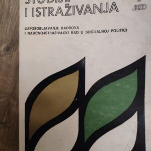 Osposobljavanje kadrova i naucno-istrazivacki rad u socijaln