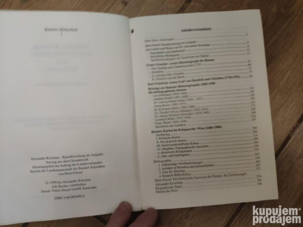 Banat Forschung Als Aufgabe- Alexander Krischan