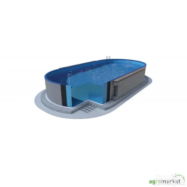 Mountfield Ibiza oval - 4.16 x 8.00 x 1.20 m Bazen