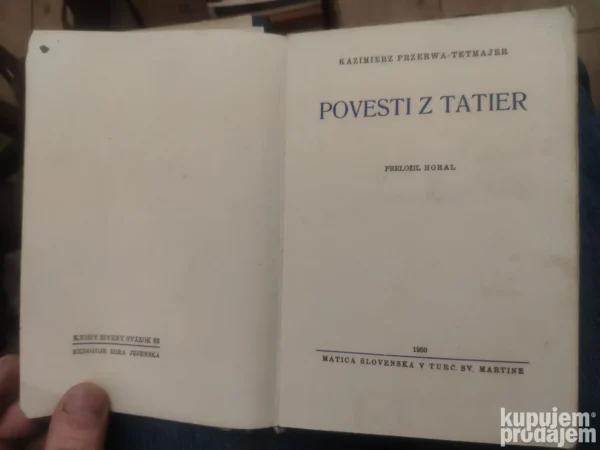 Povesti Z Tatter - - K Prazerwa Tetmajer