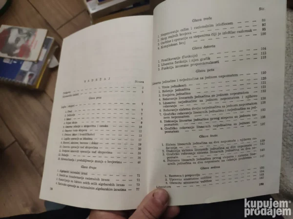 Matematika za 1 razred srednje skole - Algebra