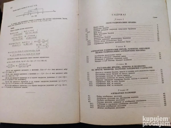 Algebra za strucne skole I Deo