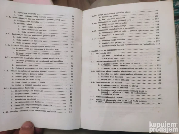Alogaritmi i programski jezik FORTRAN IV