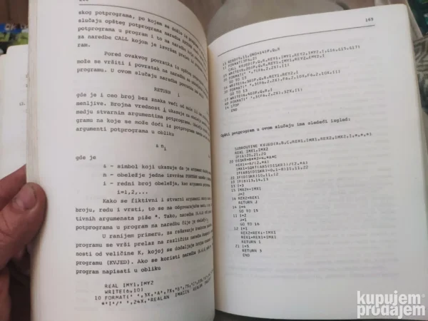Alogaritmi i programski jezik FORTRAN IV