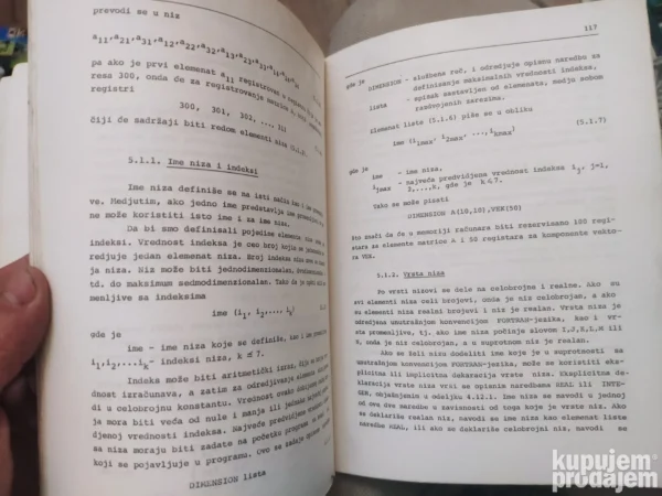 Alogaritmi i programski jezik FORTRAN IV