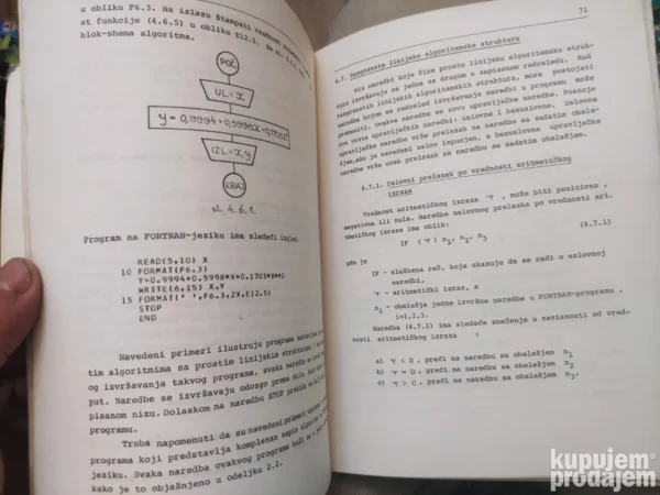 Alogaritmi i programski jezik FORTRAN IV