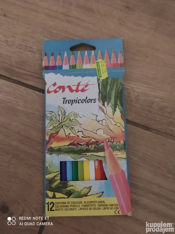 Drvene bojice CONTE tropicolor