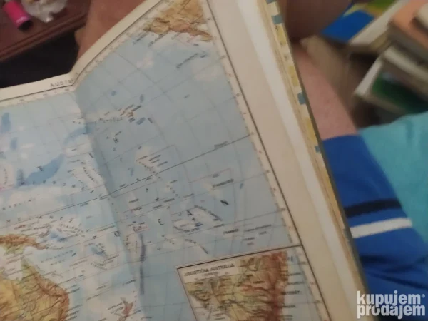 Geografski atlas tvrd povez
