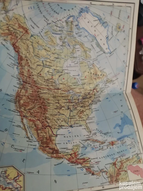 Geografski atlas tvrd povez