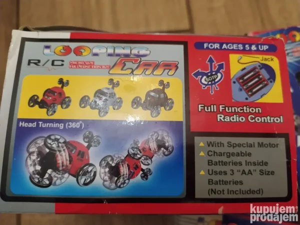 158109008_6529b586368042-629334036529ac409fbbd4-.webp Looping Car - autic koji se okrece radio kontrola