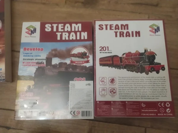 3 D Puzle  voz - lokomotiva i vagoni  Steam Train DEVELOP