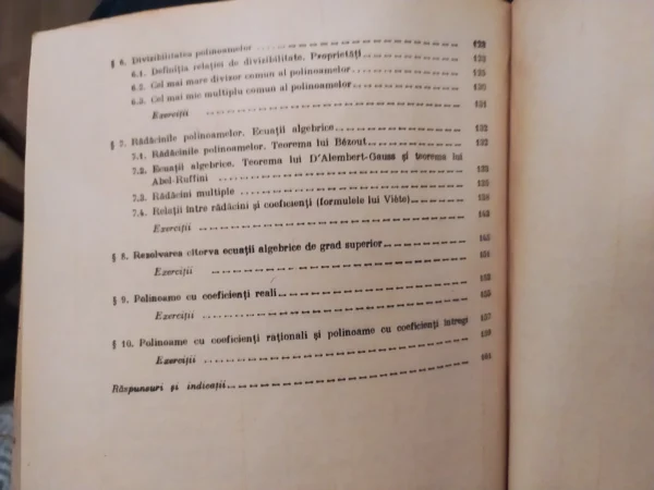 Matematica Algebra