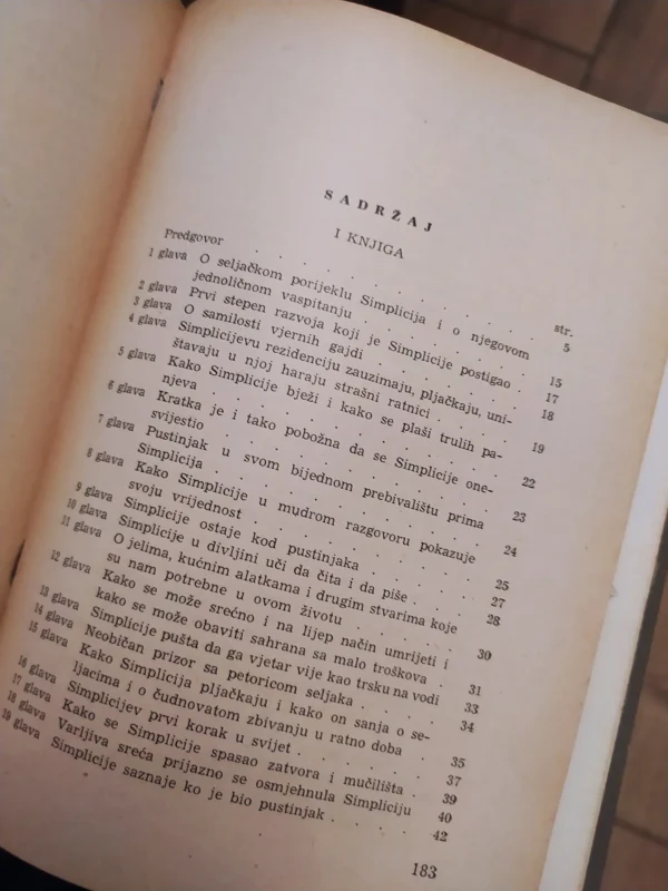 pustolovni simplicisimus - H J K Grimelshauzen