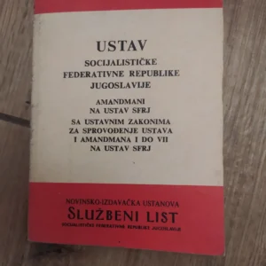 USTAV socijalisticke federativne republike jugoslavije