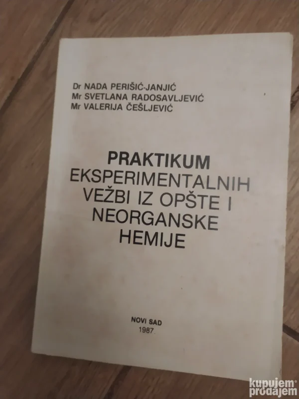 praktikum eksperimentalnih vezbi iz opste i neorganske hemij