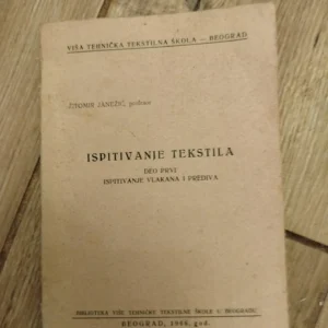 ispitivanje tekstila - zitomir janezic