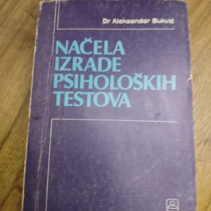 nacela izrade Psiholoskih Testova - Aleksandar Bukvic