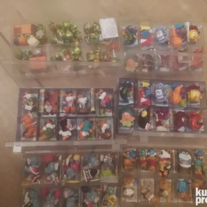 Set figurica kinder jaja sa kutijama