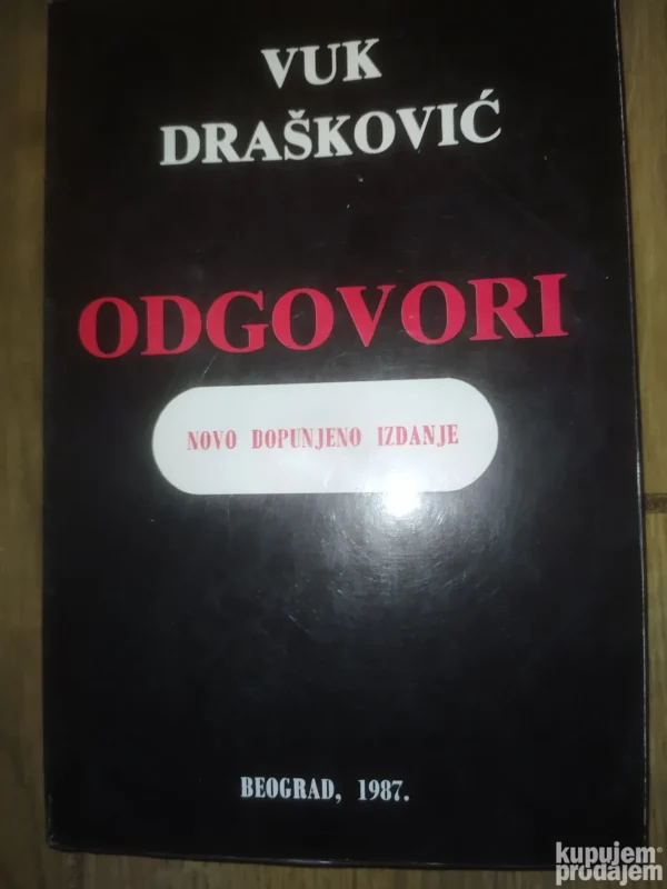 Odgovori - Vuk Draskovic