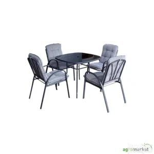 179842925_68061fa6c809c7-27389966078518_w_800_80.webp Baštenski set Veneto sto+4stolice sa jastucima crno/sivi