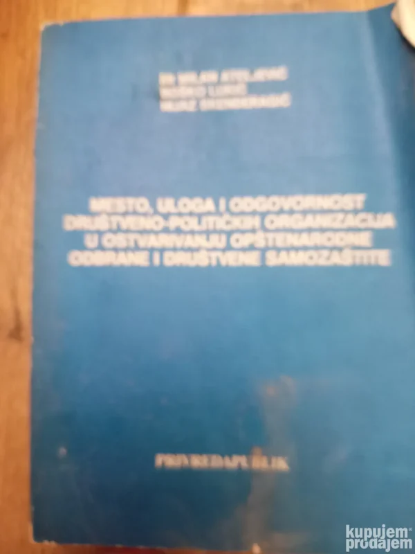mesto uloga i odgovornost drustveno politickih organizacija