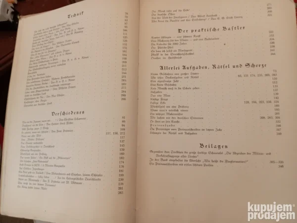 Durch die weite welt - jahrbuch fur natur-sport und technik