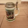 krigla za pivo sa poklopcem od cina