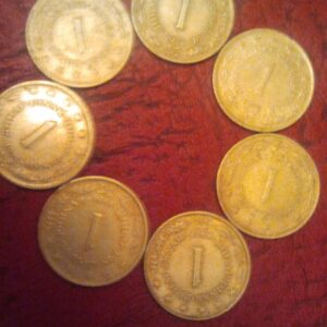 lot kovanice jugoslavije 1 dinar 1970ih