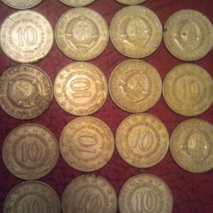 kovanice Yugoslavia 10 Dinara 1970e