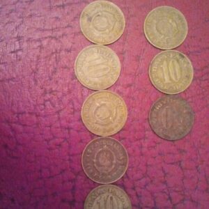 kovanice 10 para 1973-1975