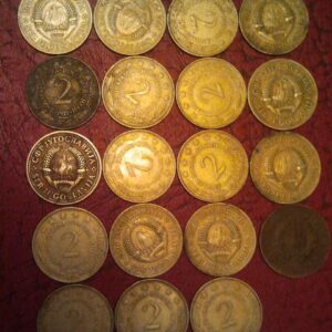 kovanice 2 dinara yugoslavija 1977-1976